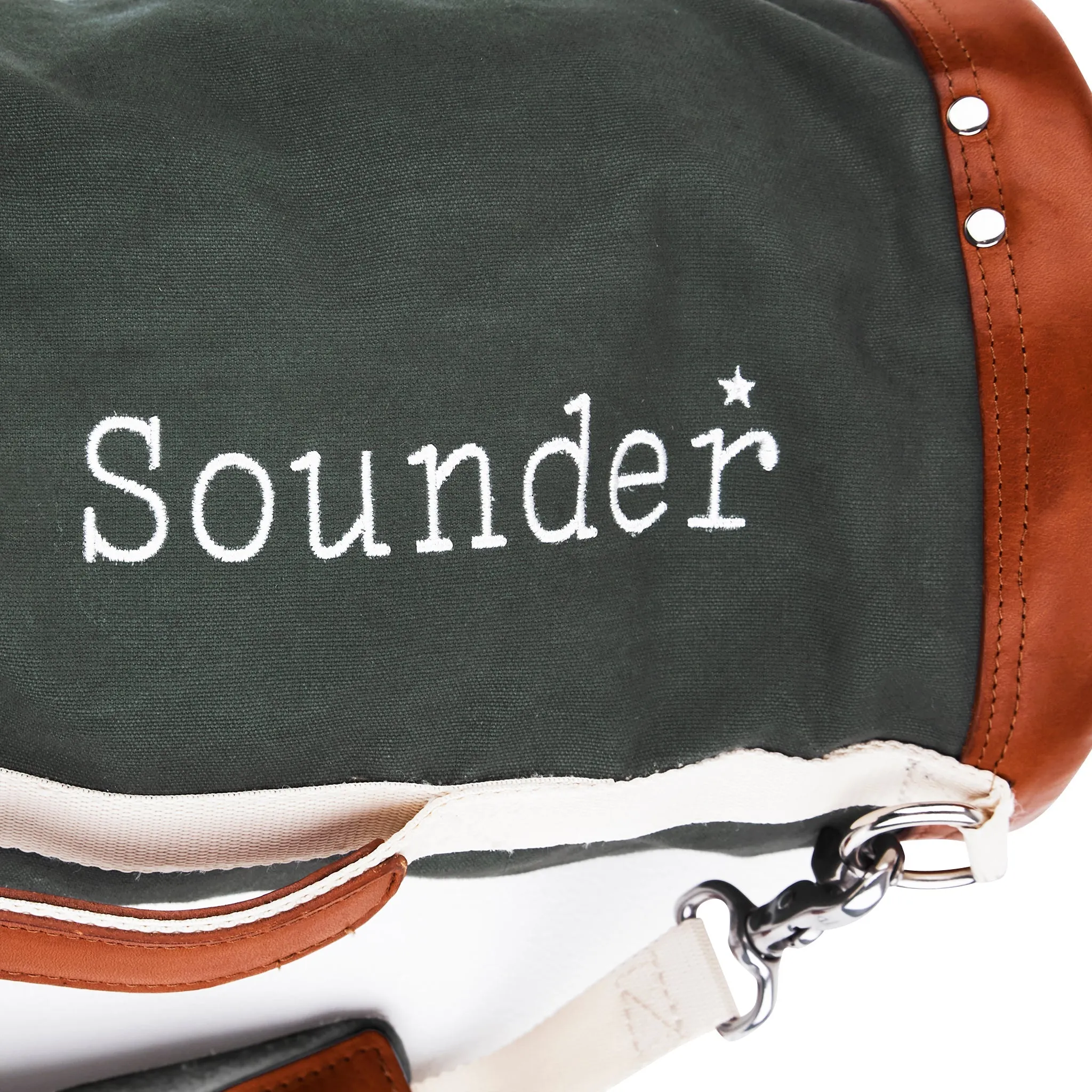 The Sounder Golf Bag - Olive / Tan