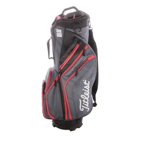 Titleist Cart 14 Second Hand Cart Bag - Grey/Black/Red