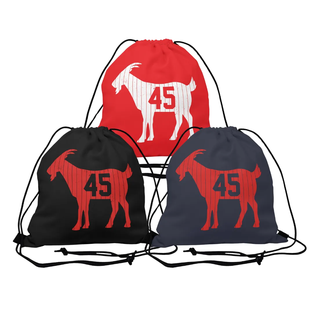 Trump 45 Greatest of All Time (G.O.A.T.) Drawstring Bag (3 Colors)