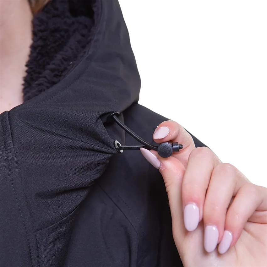 Women's Long Sleeve Pro Change Robe EVO - Stealth Black